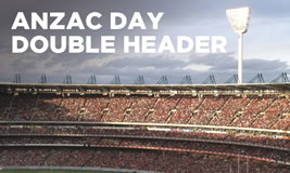 Anzac Day Double Header at Turf