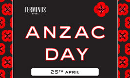 Anzac Day at Terminus Hotel