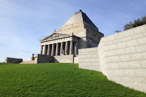 The Shrine of Rememberance in Melbourne