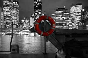 Lifesaver on Sydney Harbour